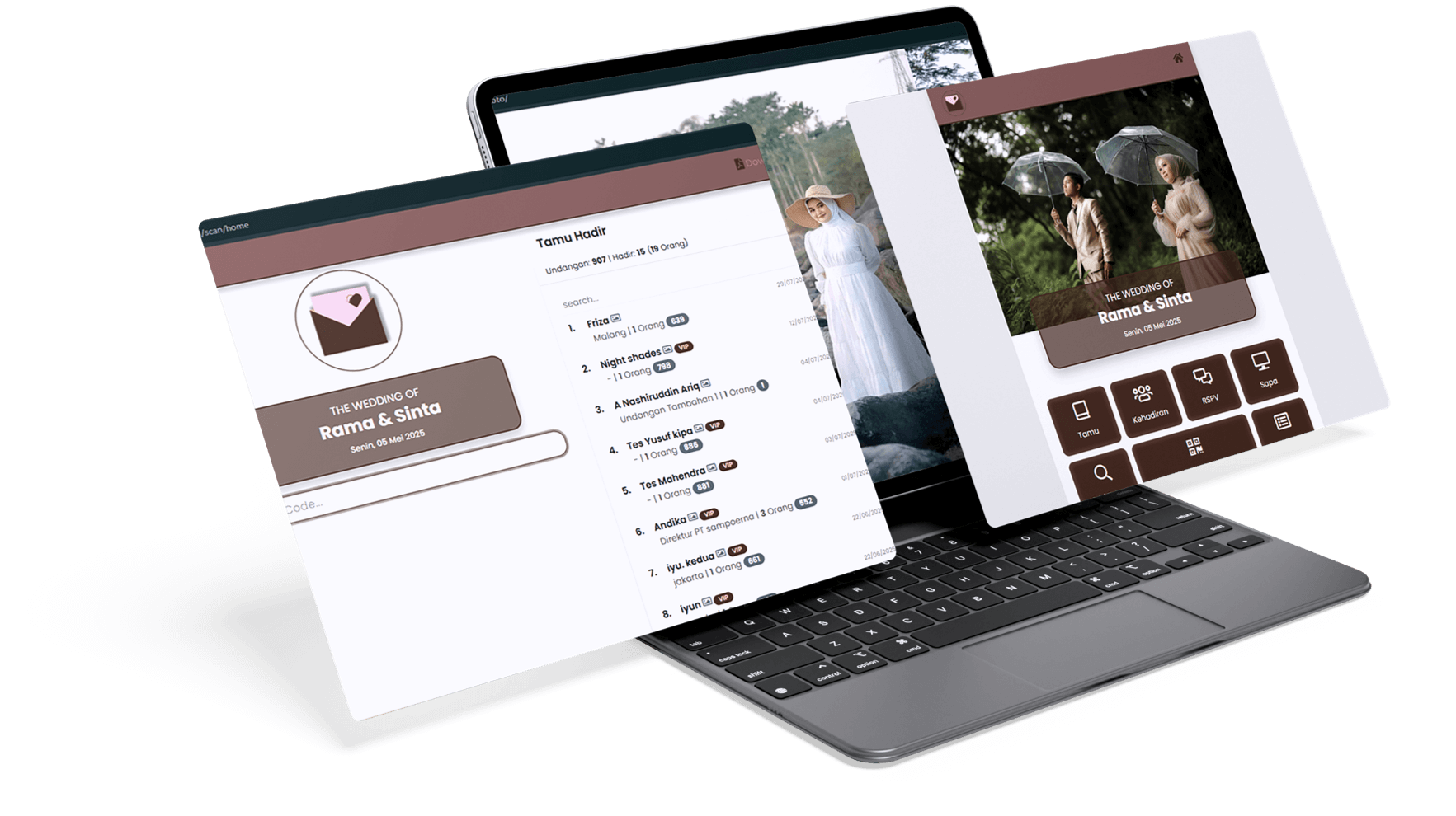 Aplikasi Guestbook Digital - Kipa Invitation