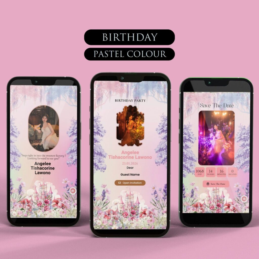 birthday pastel colourr